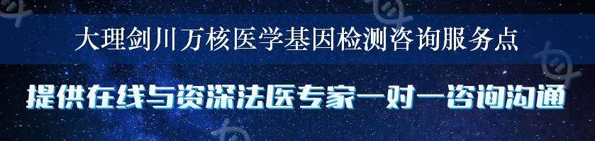 大理剑川万核医学基因检测咨询服务点